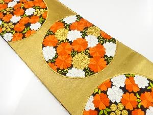 リサイクル　花丸紋織り出し袋帯
